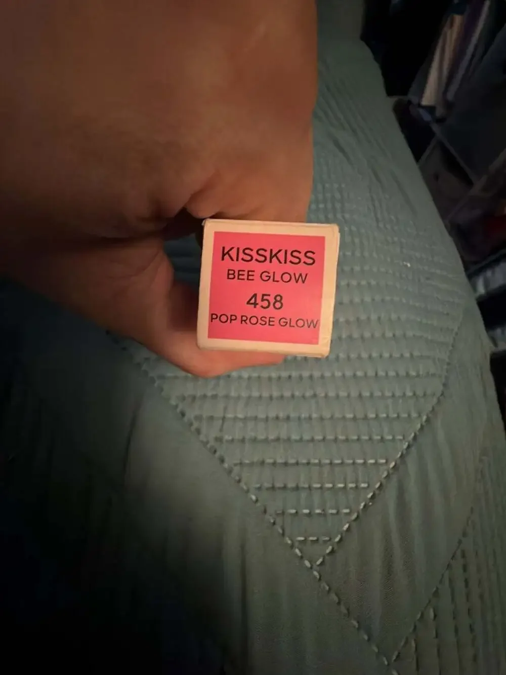 #364 Guerlain KissKiss Bee Glow Tint Balm 458 Pop Rose Glow